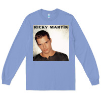 Colony Blue ricky martin   ricky martin Long Sleeve Tee - linhVisuals