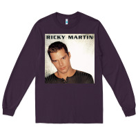 Plum ricky martin   ricky martin Long Sleeve Tee - linhVisuals