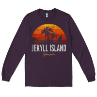 Jekyll Island Beach Georgia Ga Palms Vacation Surf Sundown Tank Top Long Sleeve Tee | Teevron