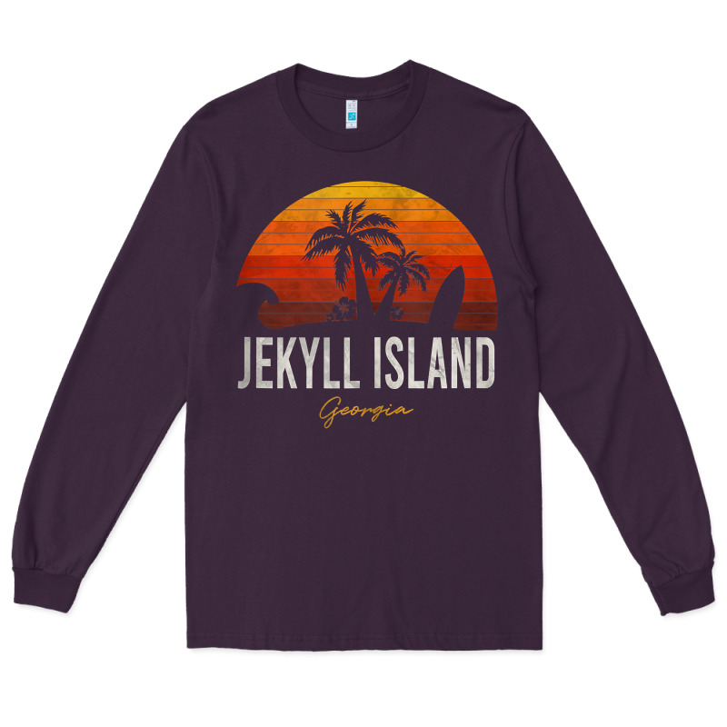 Jekyll Island Beach Georgia Ga Palms Vacation Surf Sundown Tank Top Long Sleeve Tee by linhVisuals | Teevron