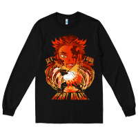 Black set your heart ablaze Long Sleeve Tee - linhVisuals