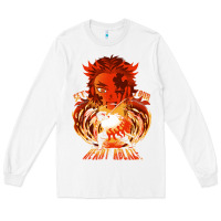White set your heart ablaze Long Sleeve Tee - linhVisuals