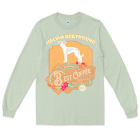 Matcha mom t  shirt italian greyhound best coffee   dog owner coffee lover gi Long Sleeve Tee - linhVisuals