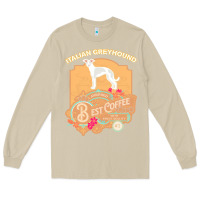 Mushroom mom t  shirt italian greyhound best coffee   dog owner coffee lover gi Long Sleeve Tee - linhVisuals