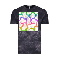 Cloud Black watercolor rainbow cow seamless pattern Vintage Tee - BundleAndBundleShop
