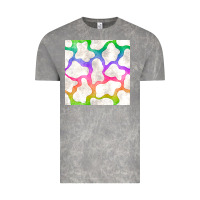 Cloud Rock watercolor rainbow cow seamless pattern Vintage Tee - BundleAndBundleShop