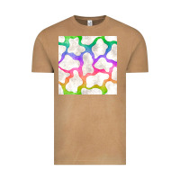 Vintage Camel watercolor rainbow cow seamless pattern Vintage Tee - BundleAndBundleShop