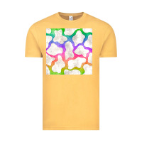 Watercolor Rainbow Cow Seamless Pattern Vintage Tee | Teevron