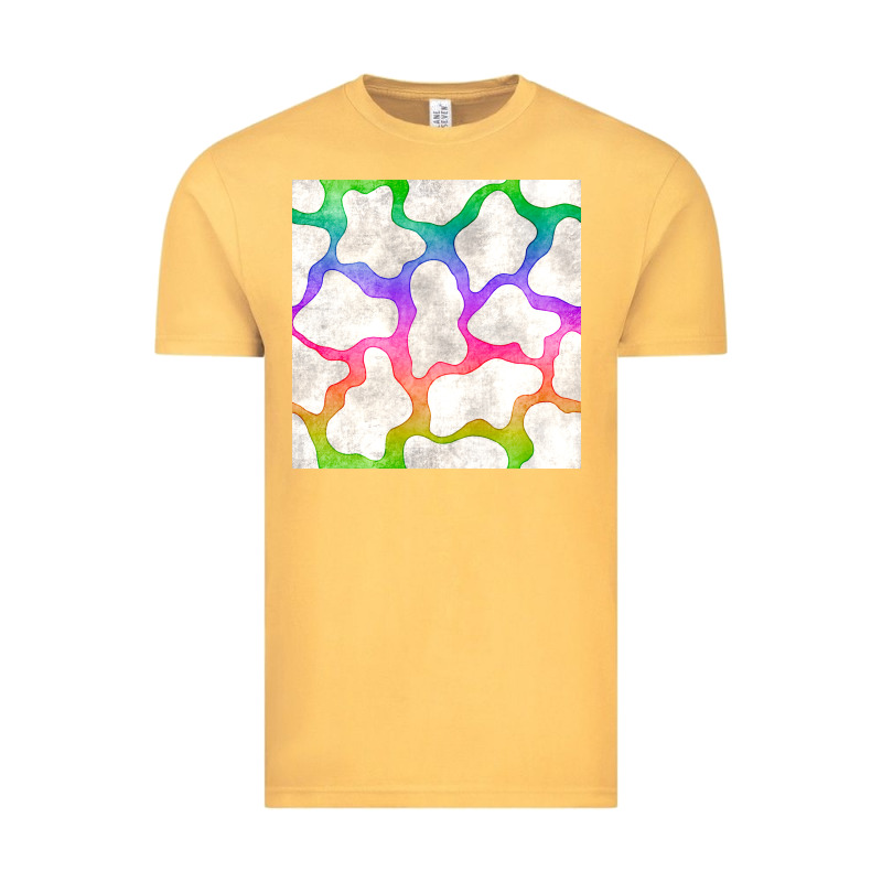 Watercolor Rainbow Cow Seamless Pattern Vintage Tee by BundleAndBundleShop | Teevron