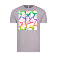 Vintage Zinc watercolor rainbow cow seamless pattern Vintage Tee - BundleAndBundleShop