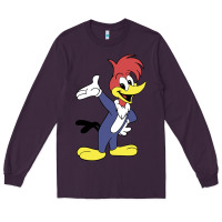 Plum woody woodpecker Long Sleeve Tee - linhVisuals