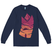 Navy Dune Sandworm Long Sleeve Tee - linhVisuals