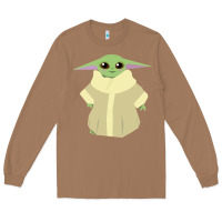 Toasted Coconut Baby Grogu Legend Long Sleeve Tee - linhVisuals