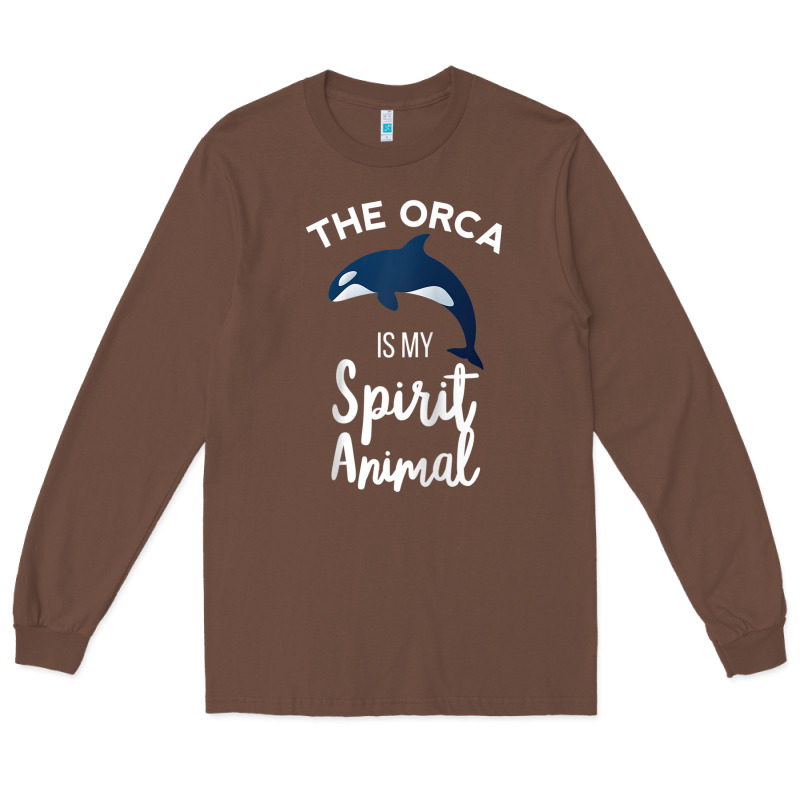 Orca Spirit Animal Killer Whale Ocean Sea Marine Funny Water Raglan Ba Long Sleeve Tee by linhVisuals | Teevron