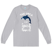 Moon Dust orca spirit animal killer whale ocean sea marine funny water raglan ba Long Sleeve Tee - linhVisuals