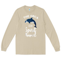 Mushroom orca spirit animal killer whale ocean sea marine funny water raglan ba Long Sleeve Tee - linhVisuals