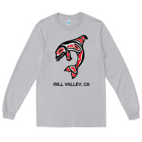 Moon Dust mill valley, california native american orca killer whale raglan baseb Long Sleeve Tee - linhVisuals