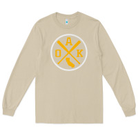 Mushroom retro oakland baseball emblem vintage oak premium Long Sleeve Tee - linhVisuals