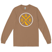 Toasted Coconut retro oakland baseball emblem vintage oak premium Long Sleeve Tee - linhVisuals