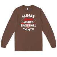 Chestnut moms against white baseball pants sport lover mothers day Long Sleeve Tee - linhVisuals
