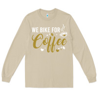 Mushroom we bike for coffee t shirt Long Sleeve Tee - linhVisuals