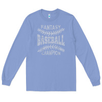 Colony Blue fantasy baseball champion distressed Long Sleeve Tee - linhVisuals