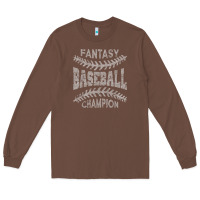 Chestnut fantasy baseball champion distressed Long Sleeve Tee - linhVisuals