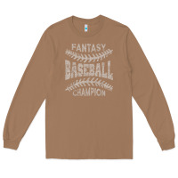 Toasted Coconut fantasy baseball champion distressed Long Sleeve Tee - linhVisuals