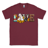 Burgundy love goats serape cowhide leopard goat family Classic Tee - Artiststas