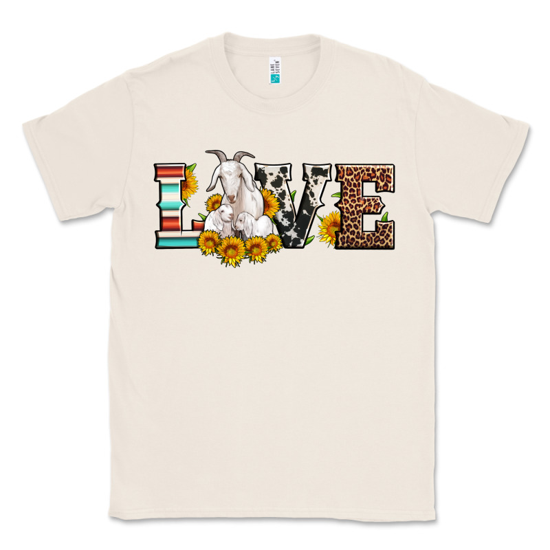 Love Goats Serape Cowhide Leopard Goat Family Classic Tee by Artiststas | Teevron