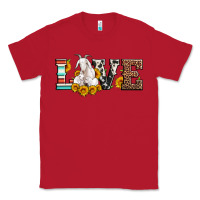 Red love goats serape cowhide leopard goat family Classic Tee - Artiststas
