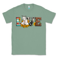 Sage love goats serape cowhide leopard goat family Classic Tee - Artiststas