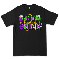 Black This girl needs a drink Premium Tee - FaDigitalArtStudio