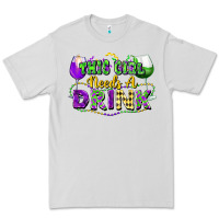 Dove Grey This girl needs a drink Premium Tee - FaDigitalArtStudio
