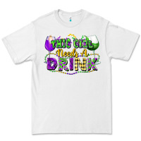 White This girl needs a drink Premium Tee - FaDigitalArtStudio