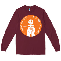 Burgundy california institute of technology Long Sleeve Tee - linhVisuals