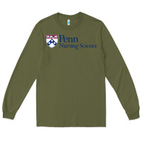 Army Green penn nursing science Long Sleeve Tee - linhVisuals