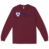 Burgundy penn nursing science Long Sleeve Tee - linhVisuals