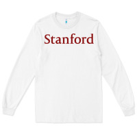 White stanford athletics Long Sleeve Tee - linhVisuals