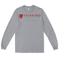 Heather Grey stanford school of medicine Long Sleeve Tee - linhVisuals