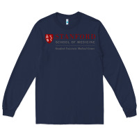 Navy stanford school of medicine Long Sleeve Tee - linhVisuals
