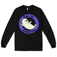 Black seal of approval baby art Long Sleeve Tee - linhVisuals