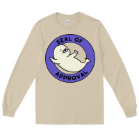 Mushroom seal of approval baby art Long Sleeve Tee - linhVisuals