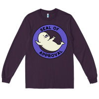 Plum seal of approval baby art Long Sleeve Tee - linhVisuals