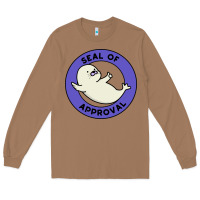 Toasted Coconut seal of approval baby art Long Sleeve Tee - linhVisuals