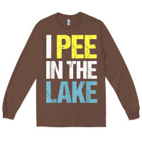 Chestnut i pee in the lake funny summer vacation t shirt Long Sleeve Tee - linhVisuals