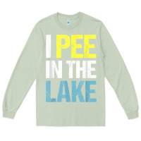 Matcha i pee in the lake funny summer vacation t shirt Long Sleeve Tee - linhVisuals