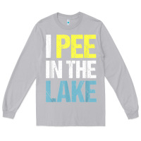 Moon Dust i pee in the lake funny summer vacation t shirt Long Sleeve Tee - linhVisuals