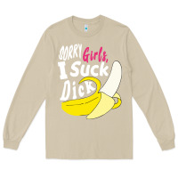Mushroom sorry girls i suck dick Banana Long Sleeve Tee - linhVisuals