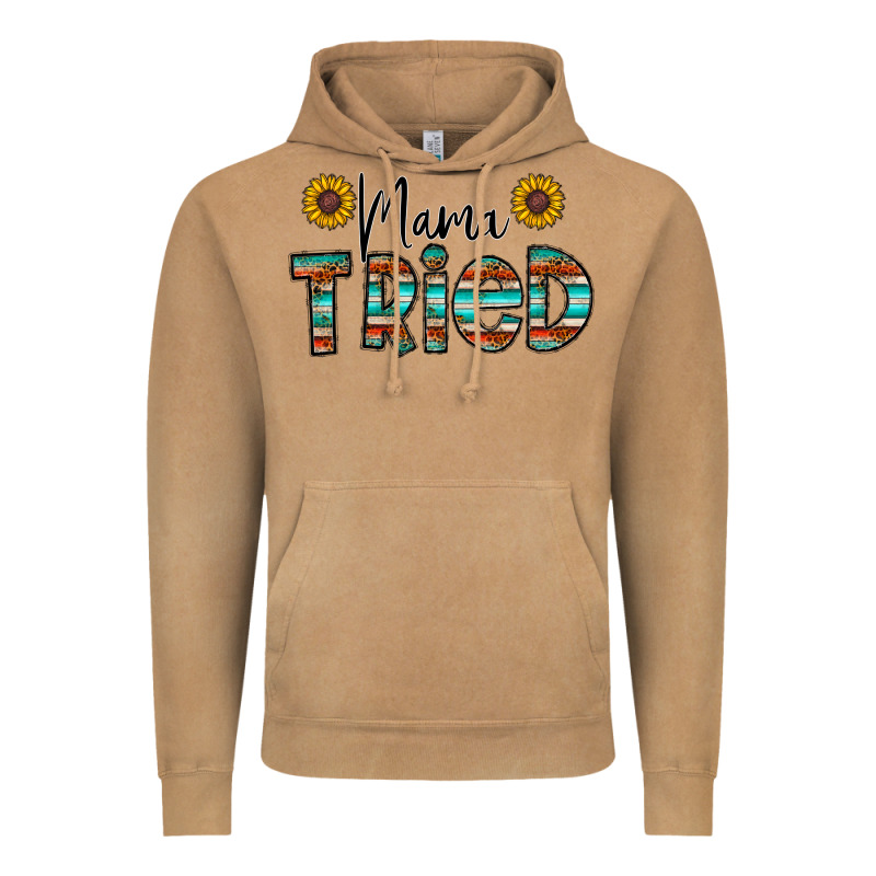 Mama Tried Vintage Hoodie by CowhideDigitalArt | Teevron